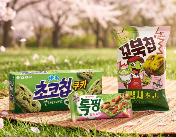 오리온 말차 3종 제품