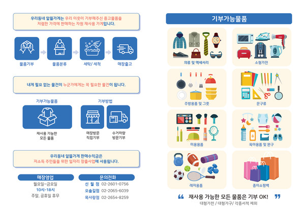 '순환衣(의) 가치' 기부 캠페인 홍보 포스터