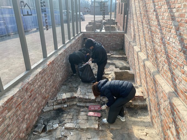 환경정비 모습(사진 = 서울 서대문구도시관리공단)